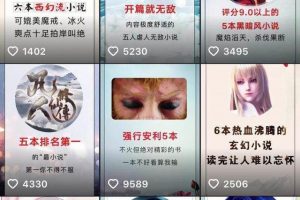 [抖音小說分銷]抖音日產2000粉的小說分銷項目！速看