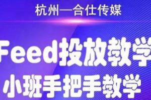 合仕傳媒Feed投放教學(xué)，手把手教學(xué)，開車燒錢必須自己會