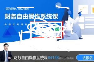從理財小白到財務自由系統課（財務自由操作系統課+財務自由企業分析技能課+財務自由財報分析技能課）價值11894元