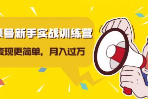 視頻號新手實戰訓練營，讓變現更簡單，玩賺視頻號，輕松月入過萬