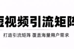 短視頻引流矩陣打造，SEO+二剪裂變，效果超級好！【視頻教程】