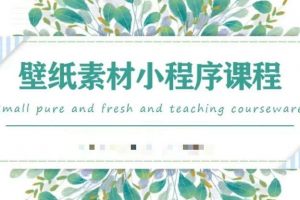 閃閃壁紙?zhí)栠\(yùn)營(yíng)教程，抓住圖文風(fēng)口，快速吸粉變現(xiàn)