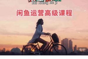 克里斯汀·閑魚運營高級課程【2022新版】，視頻內容非常凝練，適合小白入門