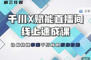 楓蕓傳媒-線上千川提升課，提升千川認知，提升千川投放效果