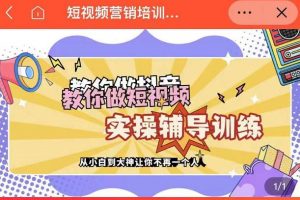 蕊總很忙·短視頻營銷培訓實操課教你快速入門，教你做抖音短視頻