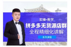 圣淘電商·拼多多無(wú)貨源店群，零基礎(chǔ)也能快速上手拼多多店群！