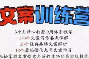 龍小天《文案訓練營》全面系統解決文案寫作難題！