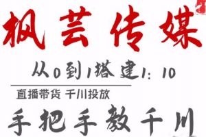 楓蕓傳媒11月千川最新玩法，手把手教你搭建1:10的計(jì)劃