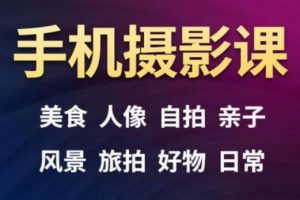 手機(jī)攝影一次學(xué)透，23套課程合集