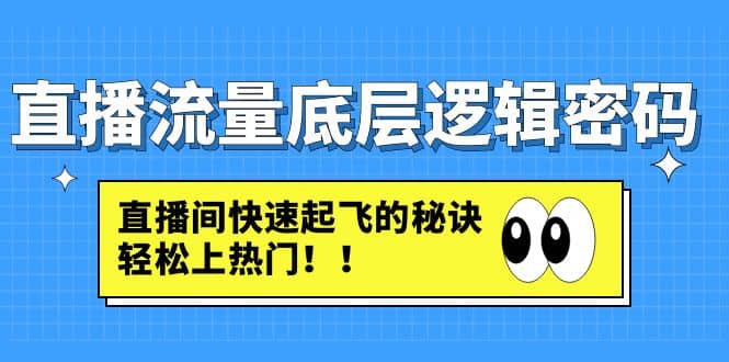 直播流量底層邏輯密碼：直播間快速起飛的秘訣，輕松上熱門插圖