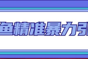 閑魚精準暴力引流全系列課程，每天被動精準引流200 客源技術（8節視頻課）