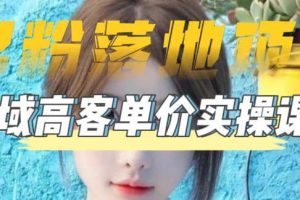 【男粉落地項目】0基礎(chǔ)玩轉(zhuǎn)男粉短視頻轉(zhuǎn)私域日產(chǎn)500 2023男粉高客單價實操