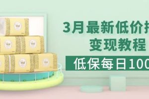 低保(每日100 )3月最新拼多多果凍寶盒低價擼紙變現 銷售詳細教程