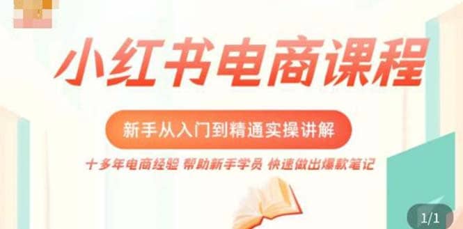 小紅書(shū)電商新手入門(mén)到精通實(shí)操課,從入門(mén)到精通做爆款筆記,開(kāi)店運(yùn)營(yíng)插圖 小紅書(shū)電商新手入門(mén)到精通實(shí)操課,從入門(mén)到精通做爆款筆記,開(kāi)店運(yùn)營(yíng)插圖