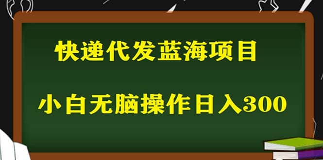 2023最新藍(lán)海快遞代發(fā)項(xiàng)目，小白零成本照抄插圖
