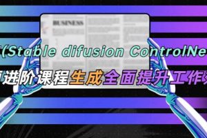 AI（stable difusion ControlNet）繪畫進階課程 辦公場景 全面提升工作效率