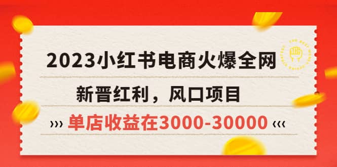 2023小紅書電商火爆全網(wǎng)，新晉紅利，風(fēng)口項目，單店收益在3000-30000插圖