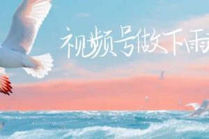 視頻號做下雨視頻一個賬號一周漲粉10W 年入100w