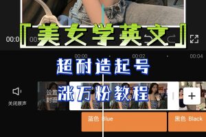 某公眾號付費文章《“美女學英文”超耐造起號、漲萬粉教程》親測效果爆炸