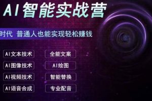 AI智能賺錢實(shí)戰(zhàn)營保姆級、實(shí)戰(zhàn)級教程，新手也能快速實(shí)現(xiàn)賺錢（全套教程）