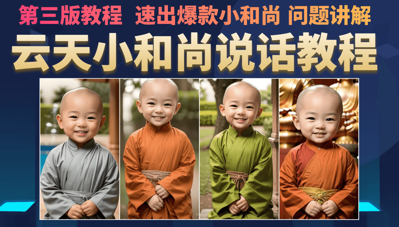 云天小和尚會(huì)說(shuō)話,7天萬(wàn)粉(第3版教程)插圖 云天小和尚會(huì)說(shuō)話,7天萬(wàn)粉(第3版教程)插圖