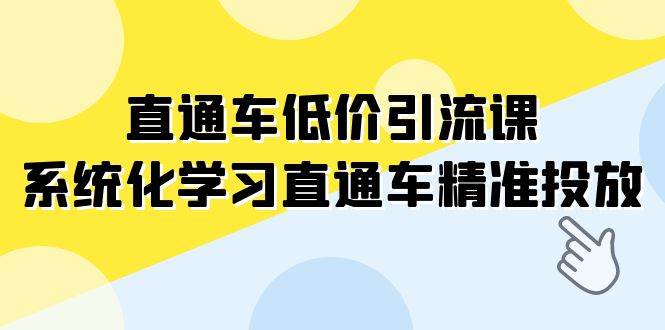 直通車-低價引流課,系統化學習直通車精準投放(14節課)插圖 直通車-低價引流課,系統化學習直通車精準投放(14節課)插圖