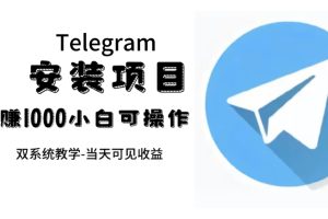 幫別人安裝“紙飛機“，一單賺10—30元不等：附：免費節點