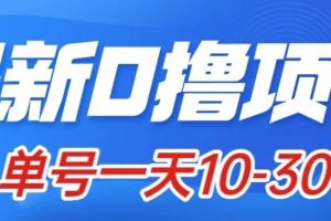 最新0擼小項目：星際公民，單賬號一天10-30，可批量操作