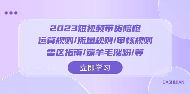2023短視頻·帶貨陪跑：運算規(guī)則/流量規(guī)則/審核規(guī)則/雷區(qū)指南/薅羊毛漲粉..插圖