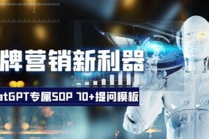 品牌營(yíng)銷新利器：ChatGPT專屬SOP，70 提問模板