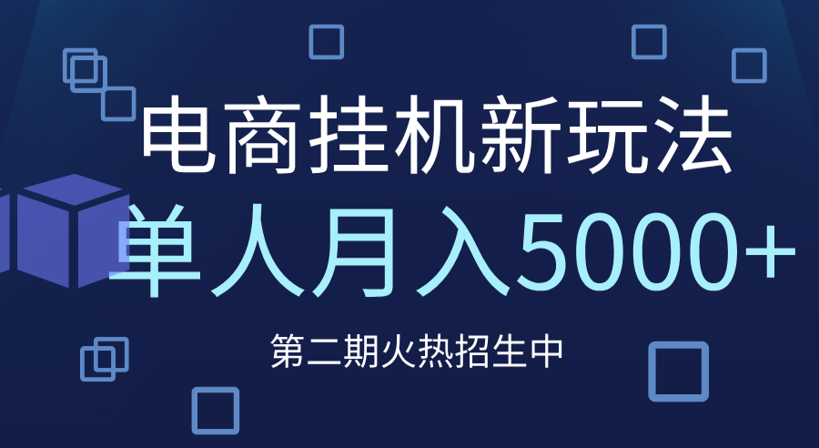 電商平臺掛機新玩法，單人月入5000+攻略