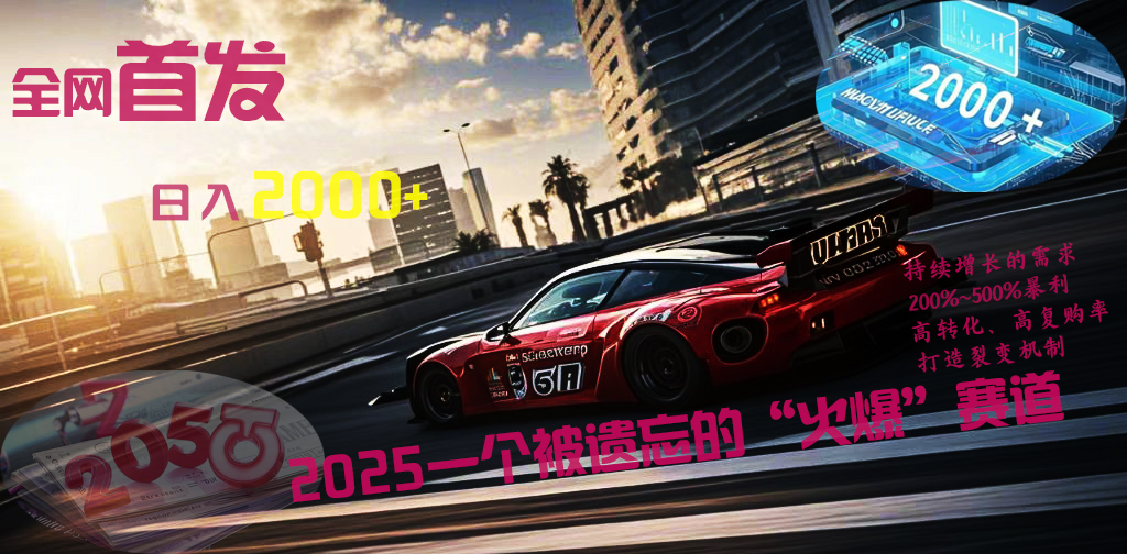 全網(wǎng)首發(fā)：2025一個被遺忘的“火爆”賽道輕松日入2000+