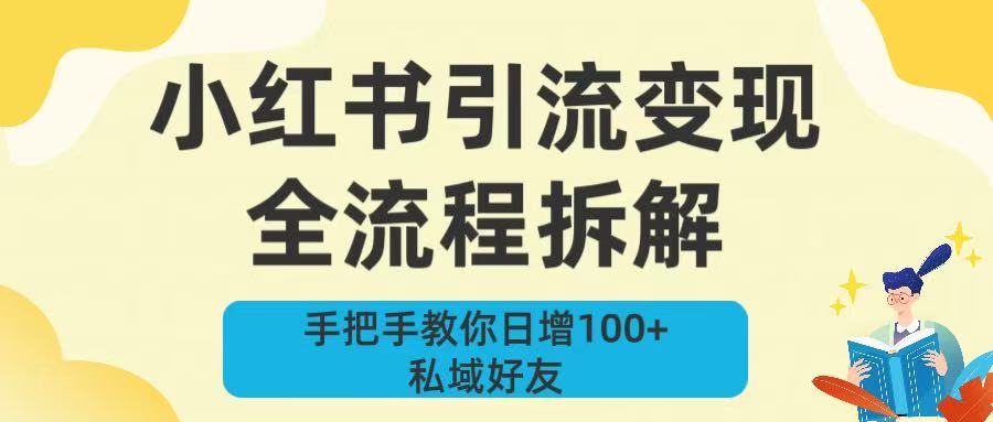 新手必看!小紅書引流變現全流程拆解,手把手教你日增100+私域好友