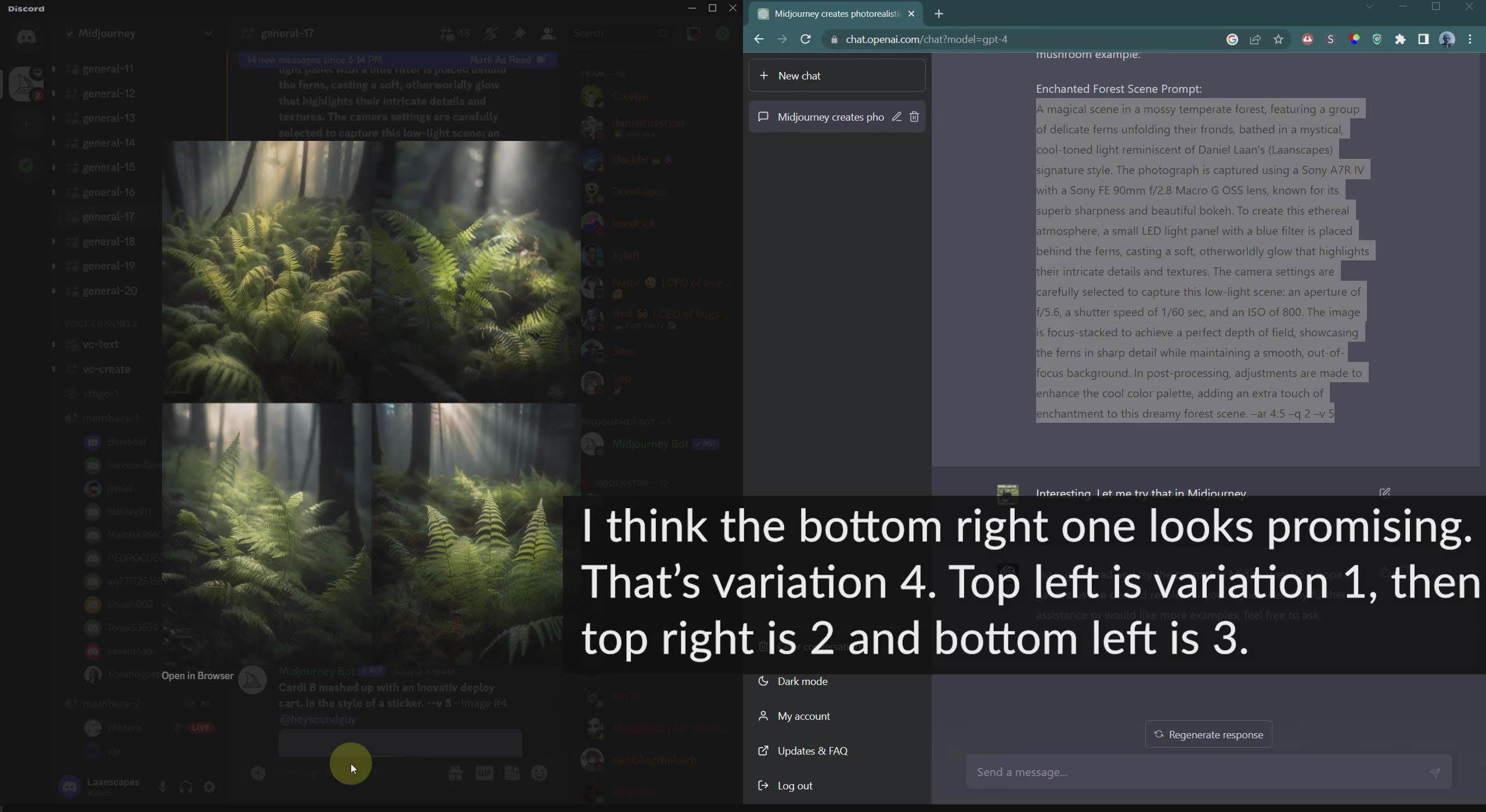 攝影師 Daniel Laan 使用ChatGPT與Midjourney生成風光圖像-中英字幕插圖4