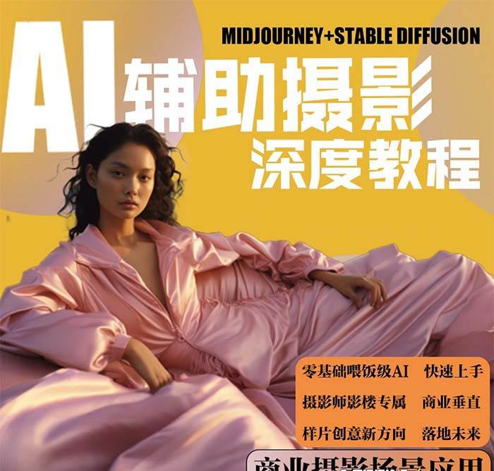 2024年AI輔助攝影人工智能商業應用攝影課程(37節課)插圖1 2024年AI輔助攝影人工智能商業應用攝影課程(37節課)插圖1