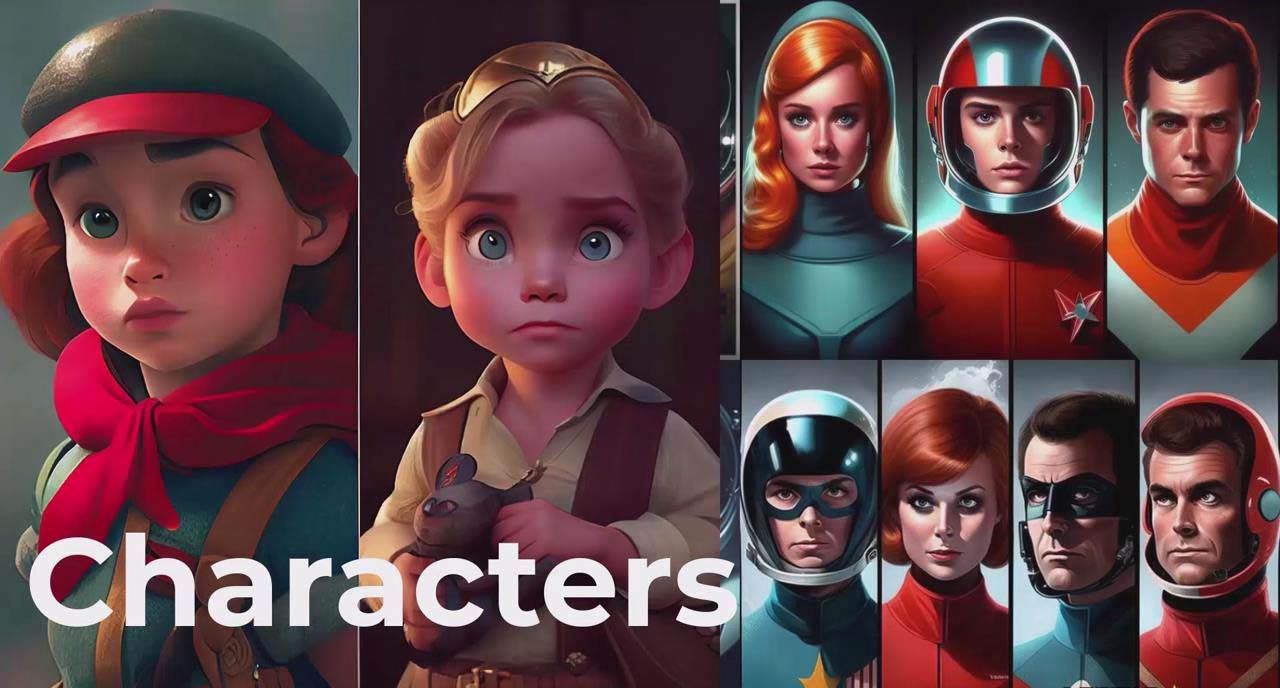 掌握 MidJourney V5 AI + ChatGPT創建一致的角色設計圖像-22節課-中英字幕插圖3 掌握 MidJourney V5 AI + ChatGPT創建一致的角色設計圖像-22節課-中英字幕插圖3