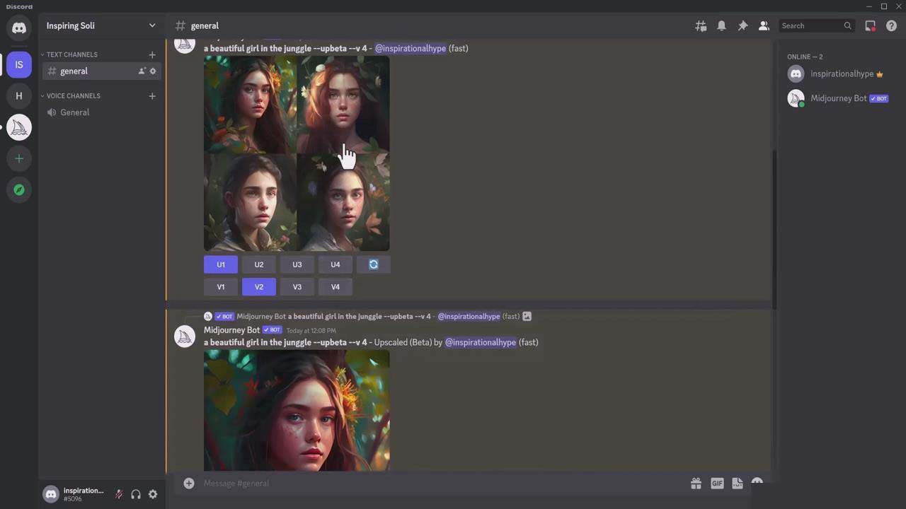 掌握 MidJourney V5 AI + ChatGPT創建一致的角色設計圖像-22節課-中英字幕插圖4 掌握 MidJourney V5 AI + ChatGPT創建一致的角色設計圖像-22節課-中英字幕插圖4