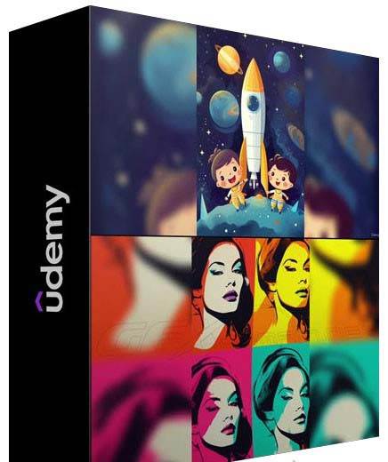 Midjourney AI人工智能創建和銷售令人驚嘆的海報教程-10節課-中英字幕插圖1 Midjourney AI人工智能創建和銷售令人驚嘆的海報教程-10節課-中英字幕插圖1