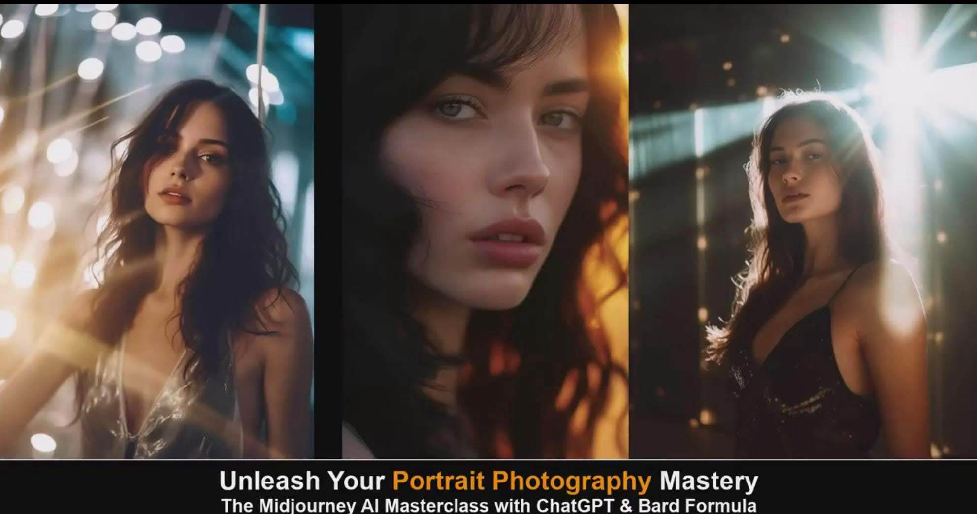 Midjourney v5 ChatGPT 和 Bard AI人工智能人像攝影大師班-15節-中英字幕插圖6 Midjourney v5 ChatGPT 和 Bard AI人工智能人像攝影大師班-15節-中英字幕插圖6