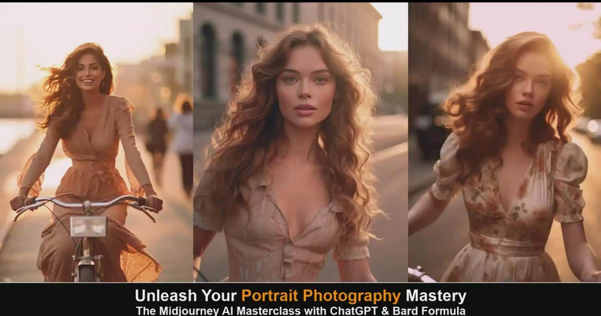 Midjourney v5 ChatGPT 和 Bard AI人工智能人像攝影大師班-15節-中英字幕插圖4 Midjourney v5 ChatGPT 和 Bard AI人工智能人像攝影大師班-15節-中英字幕插圖4