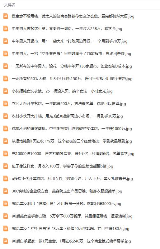 真實(shí)有效391套商業(yè)模式,年入幾十到幾百萬案例解析(電子書+視頻+圖文)插圖6 真實(shí)有效391套商業(yè)模式,年入幾十到幾百萬案例解析(電子書+視頻+圖文)插圖6