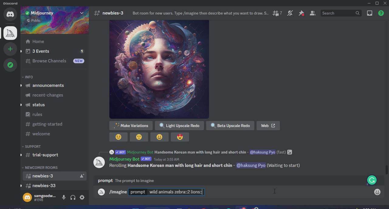 Midjourney AI人工智能藝術圖片從入門到高級創作教程-34節課-中英字幕