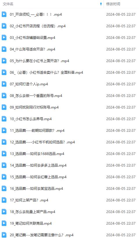 2024小紅書電商實戰課：全體系打造 全方位梳理 小紅書電商邏輯體系 (42節)插圖1